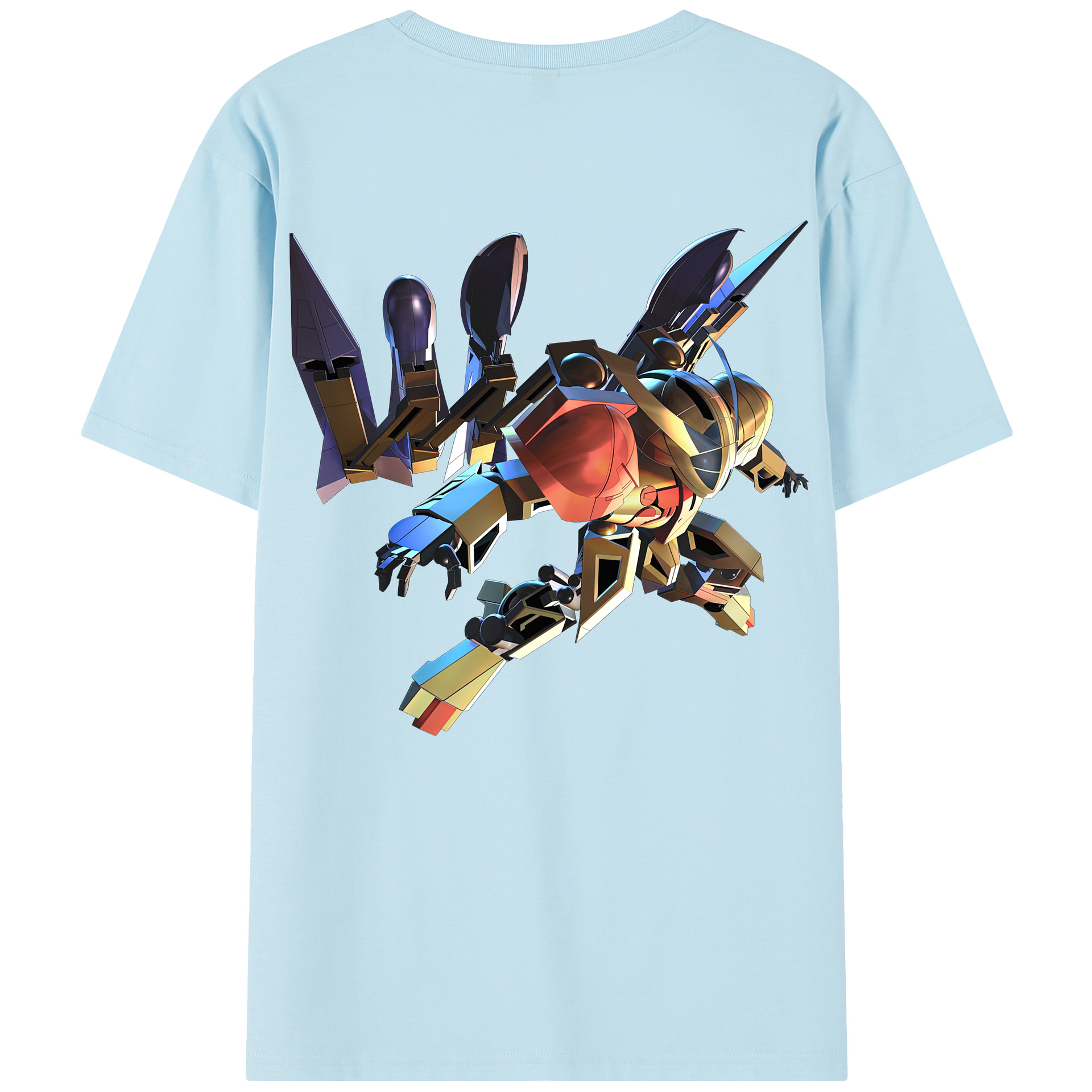 （画像用） 機動戦士ガンダム Mobile Suit Gundam 綿100％半袖Tシャツ（背面プリント）
